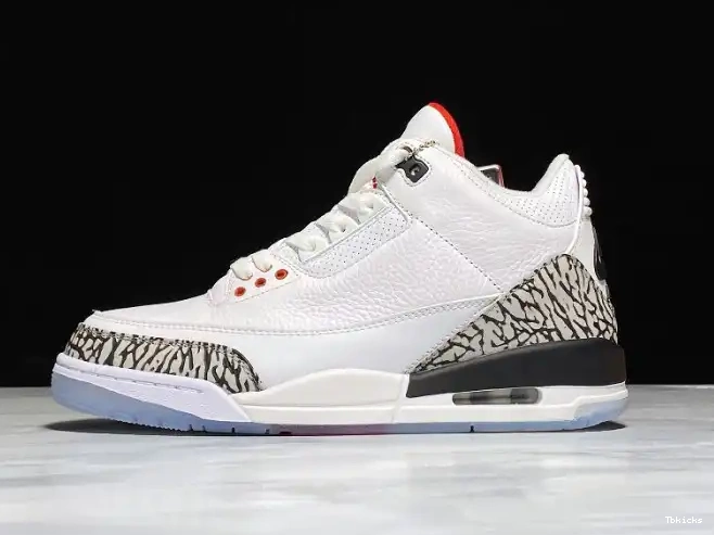 Cheap TBK 923096-101 NRG mens Jordan 3 white Air LINE